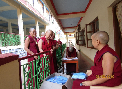 Tibet.de Nonnen Corona Schutzmasken